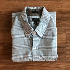 Slim-fit Secret Wash Shirt in Horizontal Stripe